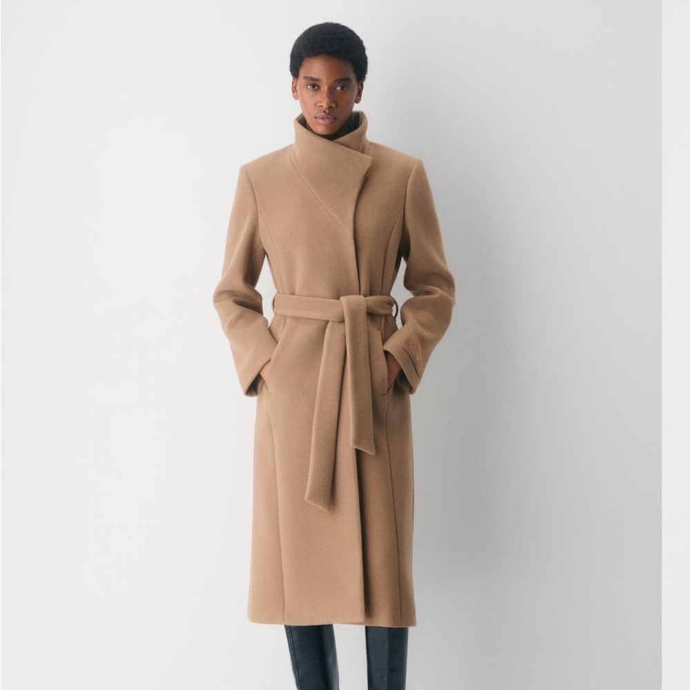 Aritzia The Connor Long Coat - Soft Wool Cashmere